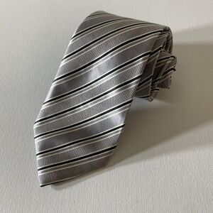David Donahue Tie Mens Repp Made In‎ USA Necktie Formal Business